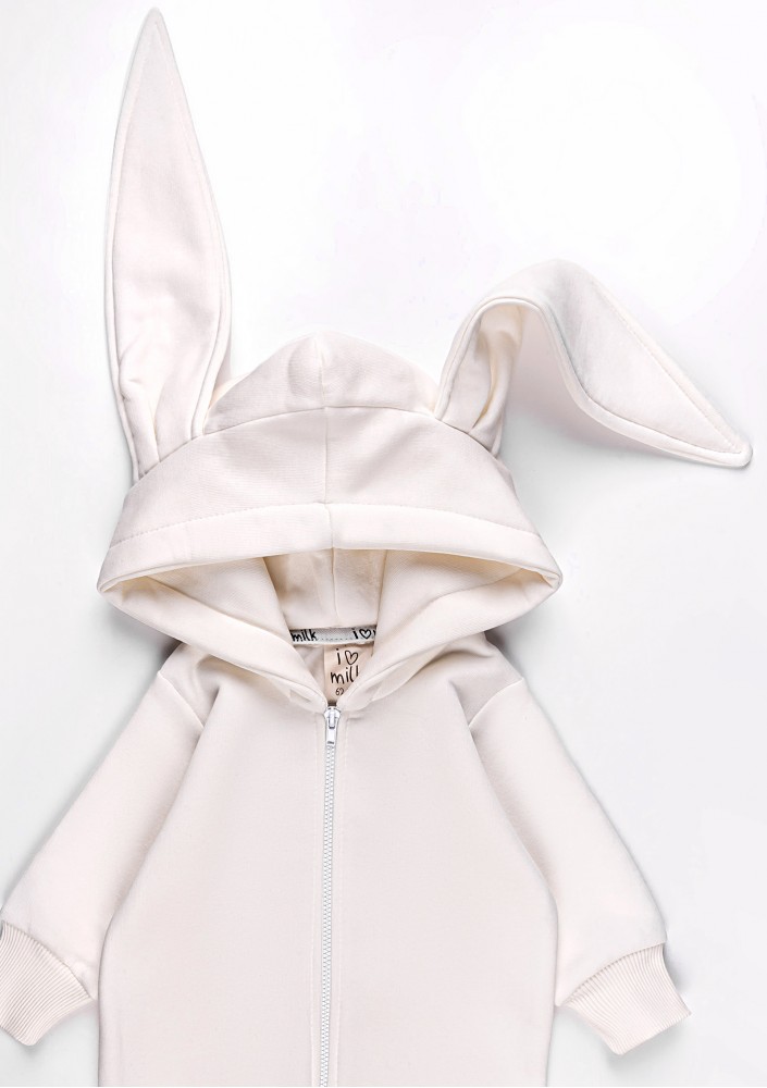 Kids ecru onesie rabbit