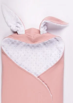 Powder pink cotton sleeping bag rabbit