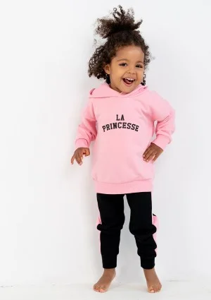 Kids pink hoodie "La princesse"