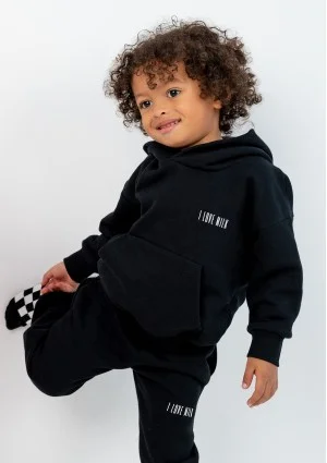 Pure - Black kids hoodie