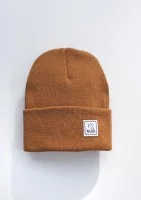 Winter caramel brown kids beanie