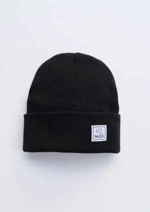 Beanie czapka dziecięca Czarna