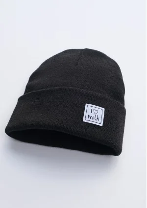 Beanie czapka dziecięca Czarna
