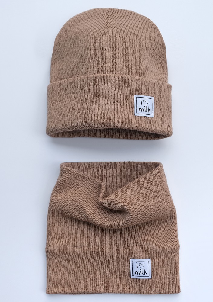 Beanie Czapka dziecięca Kawa