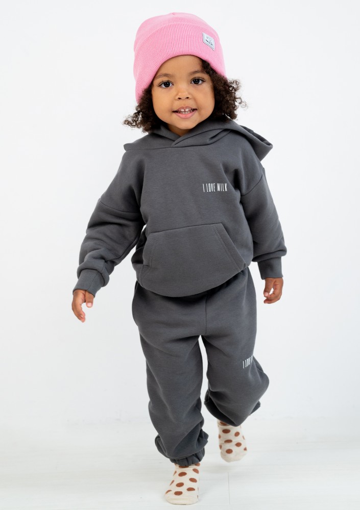 Winter pink kids beanie