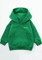 Pure - Kids hoodie Kelly Green