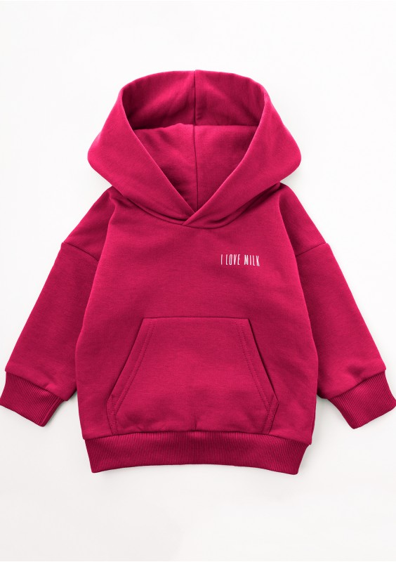 Pure - Kids hoodie Viva Magenta