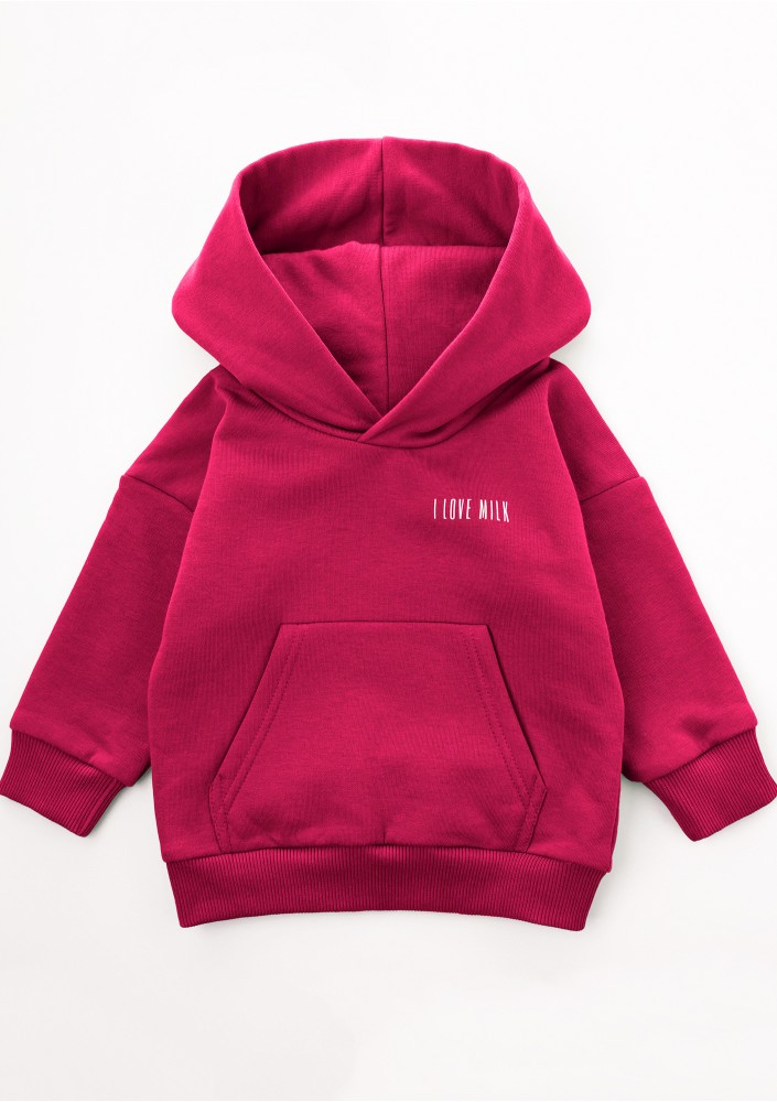 Pure - Kids hoodie Viva Magenta