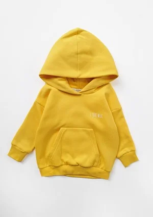 Pure - Bluza dziecięca z kapturem Sunny Yellow