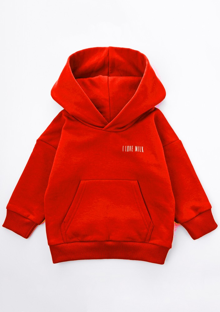 Pure - Kids hoodie Chilli Red