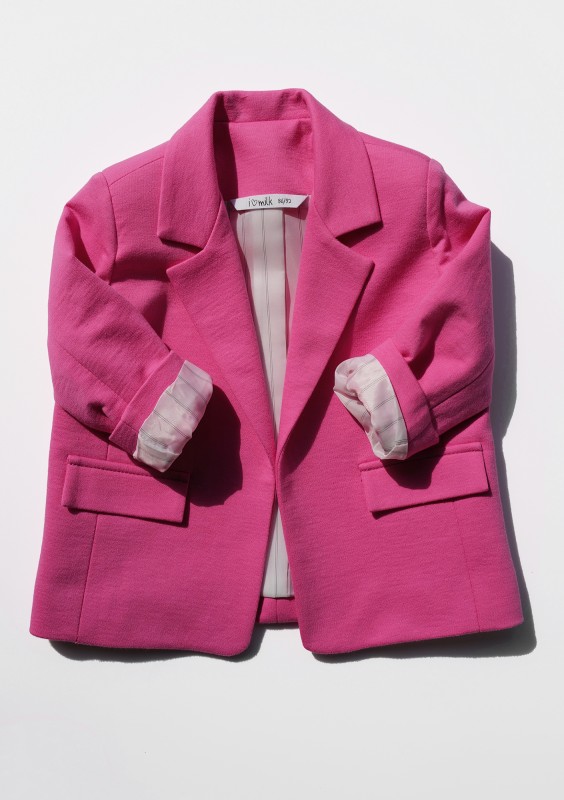 Fuxia pink kids blazer