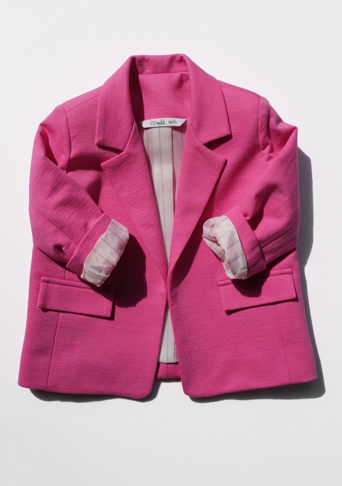 Fuxia pink kids blazer