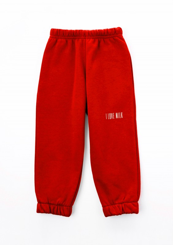 Pure - Kids sweatpants Chilli Red