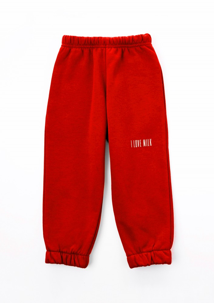 Pure - Kids sweatpants Chilli Red