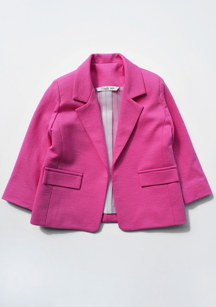 Fuxia pink kids blazer