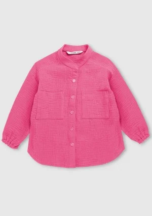 Palma - Koszula dziecięca z muślinu Różowa
