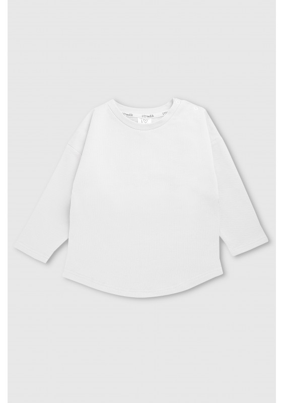 Bluza dziecięca basic Biała