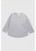 Melange grey basic kids sweatshirt