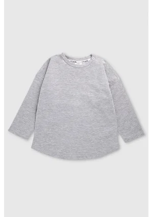 Grey basic kids sweatshirt