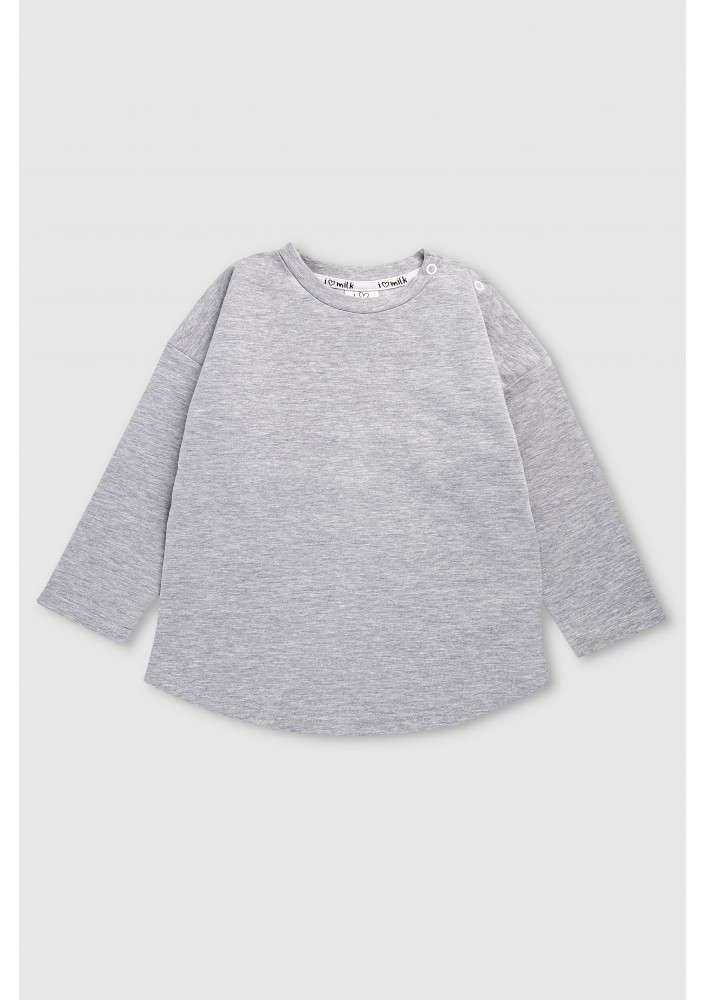 Szara bluza dziecięca basic