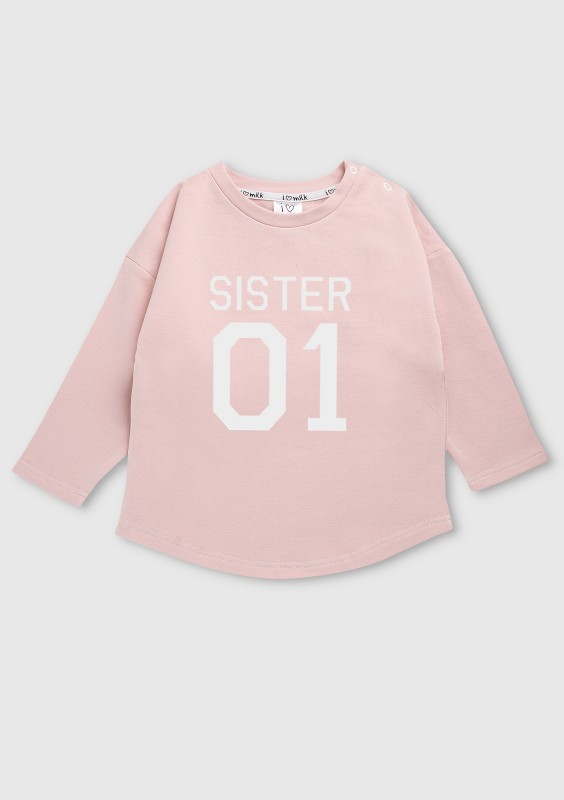 Girls' sweatshirt "sister 01"