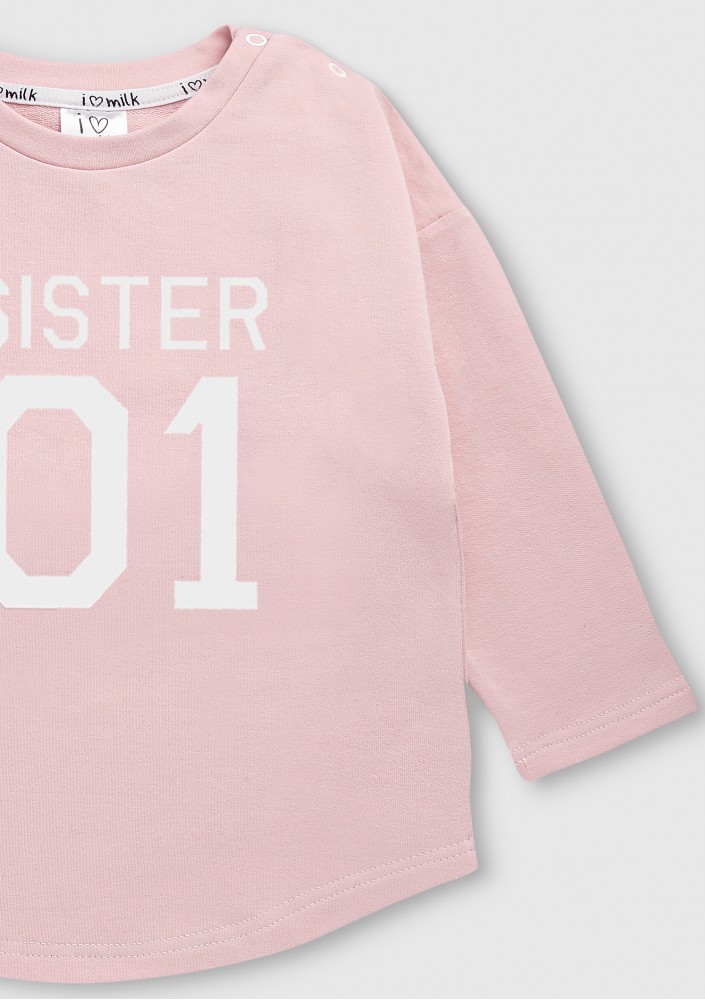 Girls' sweatshirt "sister 01"