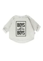 Grey melange kids sweatshirt 