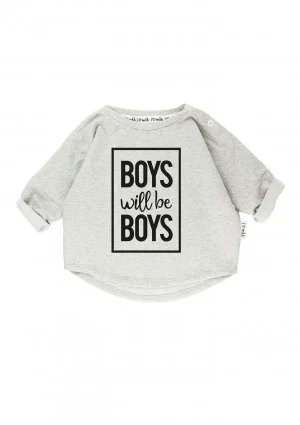 Grey boys' sweatshirt