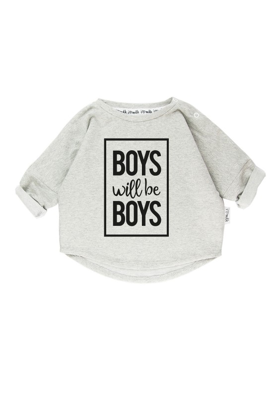 Grey boys' sweatshirt