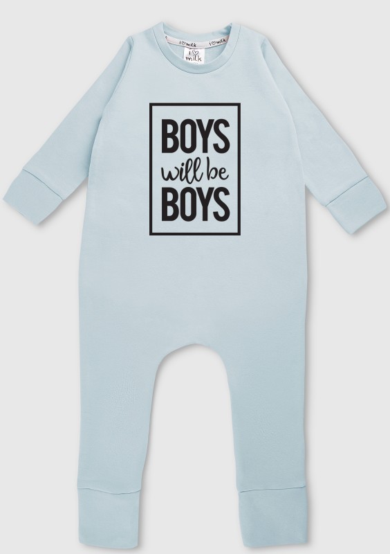 Romper dziecięcy długi rękaw "boys will.."