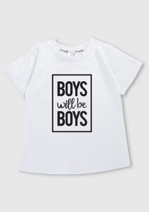 T-shirt dziecięcy "Boys will be .."
