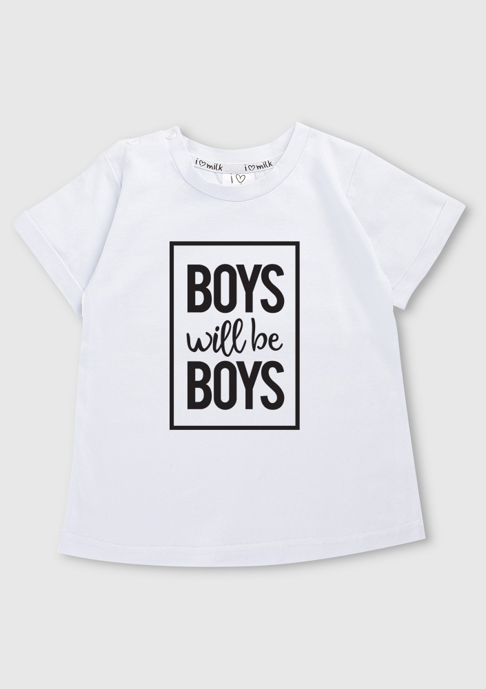 T-shirt dziecięcy "Boys will be .."