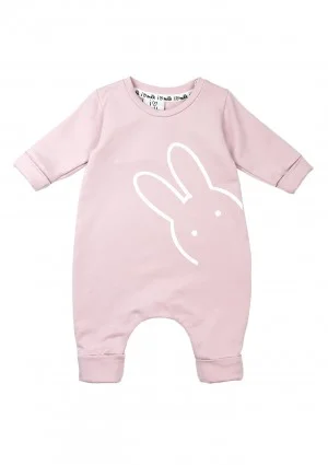 Powder pink long sleeved romper "bunny"
