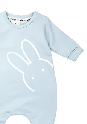Light blue long sleeved romper "bunny"