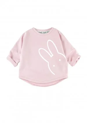 Powder pink sweatshirt "bunny"