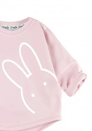 Powder pink sweatshirt "bunny"