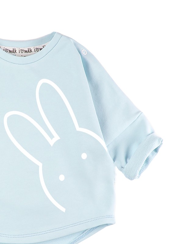 Light blue kids sweatshirt "bunny"