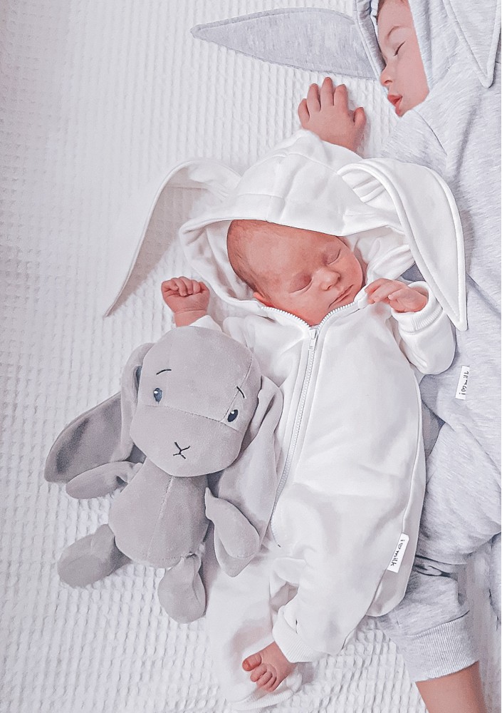 Kids ecru onesie rabbit