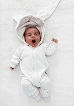 Onesie dziecięce rabbit Ecrue