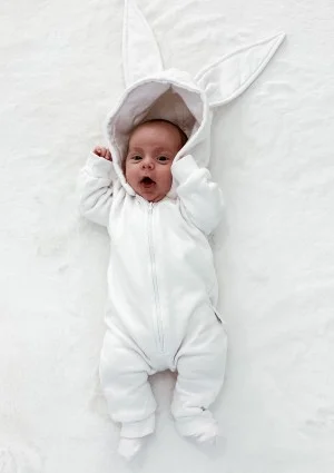 Onesie dziecięce rabbit Ecrue