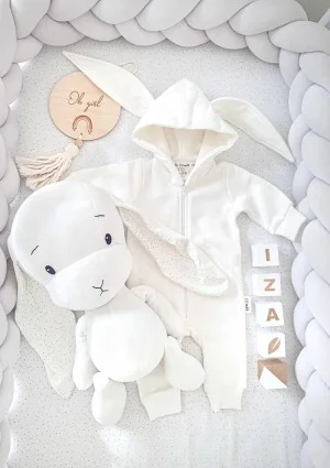 Onesie dziecięce rabbit Ecrue