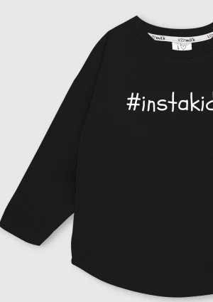 Bluza dziecięca "instakid" Czarna