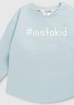 Bluza dziecięca "instakid" Błękitna