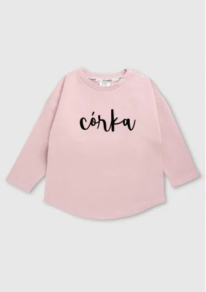 Bluza dziecięca "córka" Pudrowy Róż