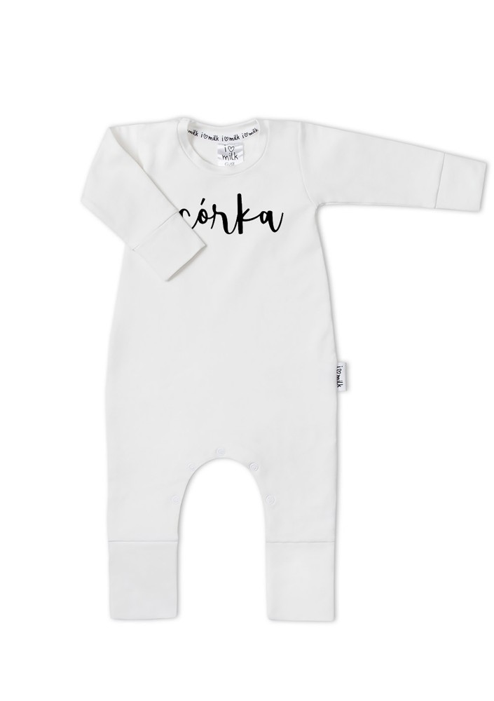 White romper "córka"