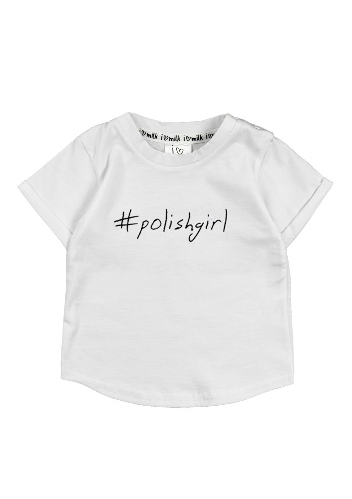 White T-shirt "polishgirl"