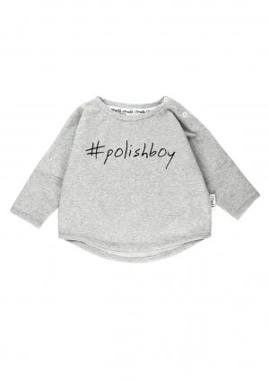 Bluza dziecięca "polishboy" Szary Melanż