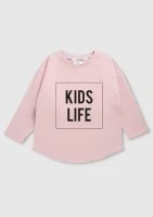 Powder pink kids sweatshirt 