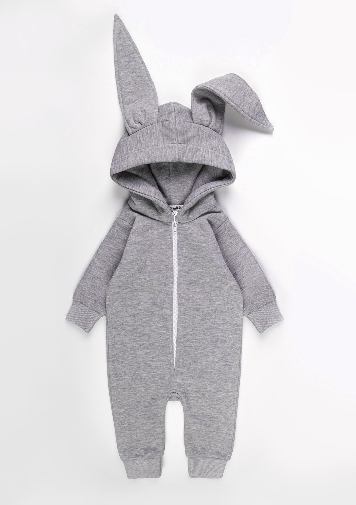 Onesie dziecięce rabbit Szary Melanż