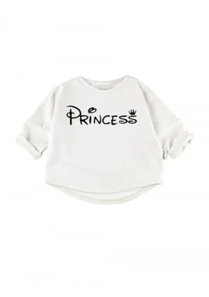 White kids sweatshirt "princess"